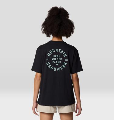 Women's MHW Circle Boxy Short Sleeve, Color: Black, image 7