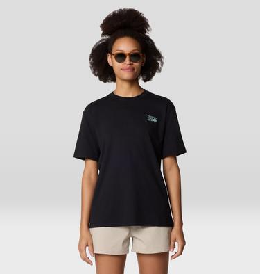 Women's MHW Circle Boxy Short Sleeve, Color: Black, image 6
