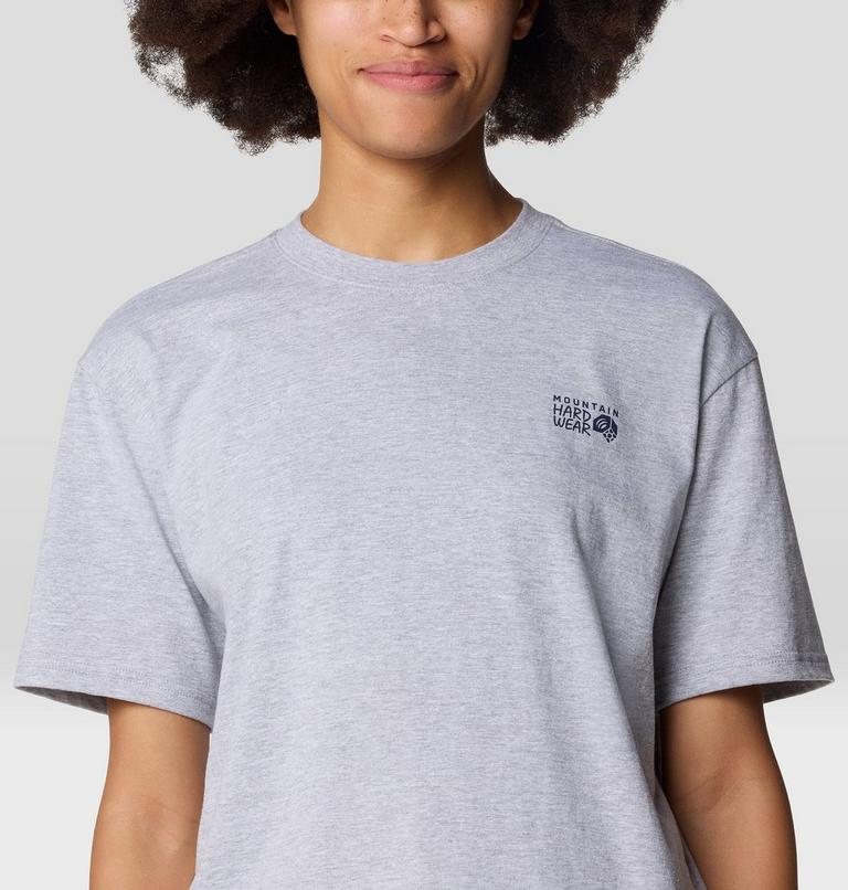 Women's MHW Circle Boxy Short Sleeve, Color: Hardwear Grey Heather, image 4