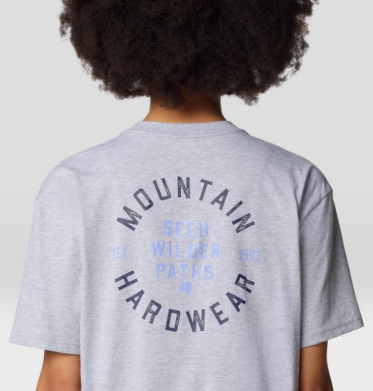 Women's MHW Circle Boxy Short Sleeve, Color: Hardwear Grey Heather, image 5