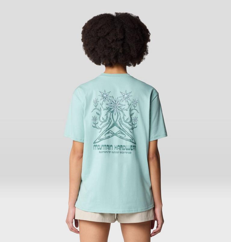 Women's Sun Friend Boxy Short Sleeve, Color: Mineral Spring, image 2