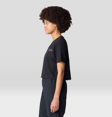 Women's High Altitude Boxy Crop Short Sleeve, Color: Black, image 4