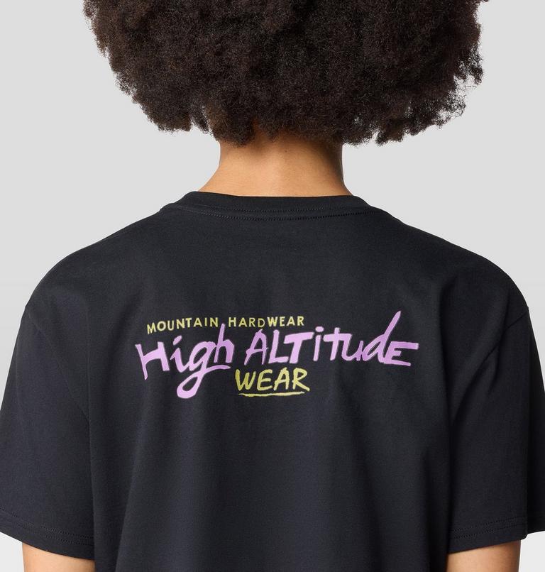Women's High Altitude Boxy Crop Short Sleeve, Color: Black, image 6