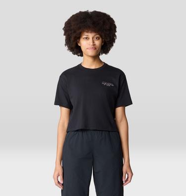 Women's High Altitude Boxy Crop Short Sleeve, Color: Black, image 1