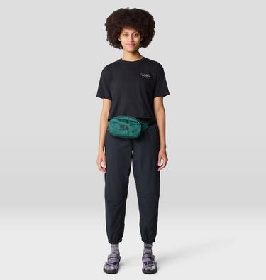 Women's High Altitude Boxy Crop Short Sleeve, Color: Black, image 2