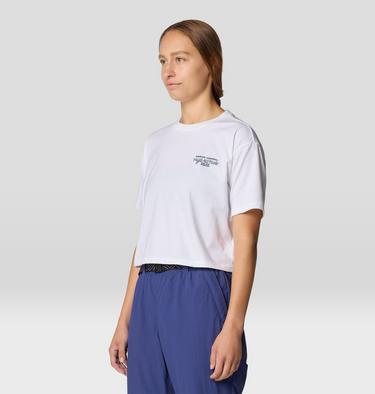 Women's High Altitude Boxy Crop Short Sleeve, Color: White, image 8