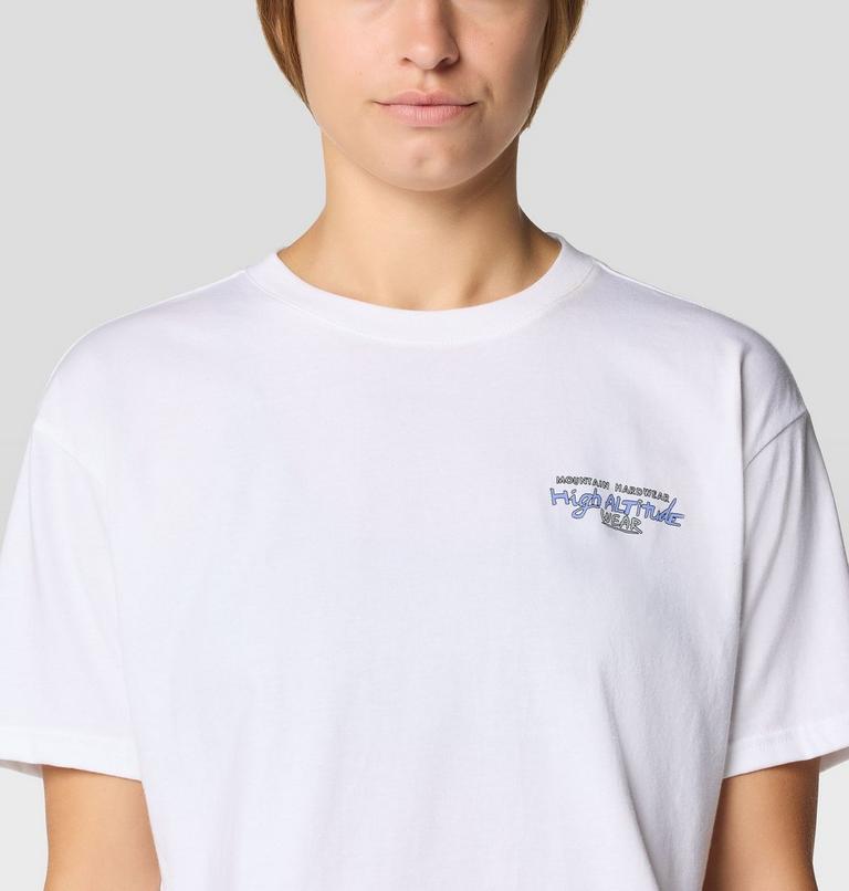 Women's High Altitude Boxy Crop Short Sleeve, Color: White, image 5