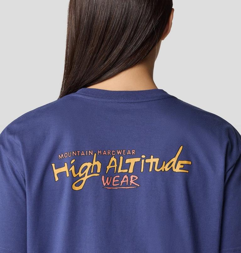 Women's High Altitude Boxy Crop Short Sleeve, Color: Lapis Dusk, image 6
