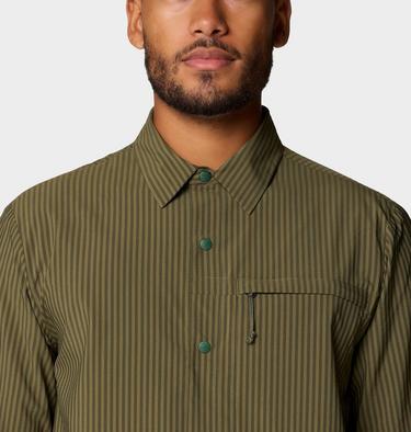 Men's Sunshadow Long Sleeve, Color: Combat Green, image 4