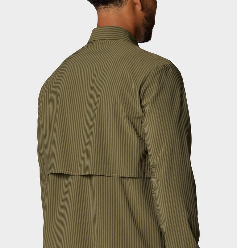 Men's Sunshadow Long Sleeve, Color: Combat Green, image 5