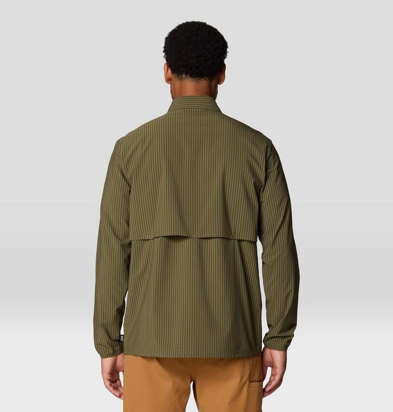Men's Sunshadow Long Sleeve, Color: Combat Green, image 2