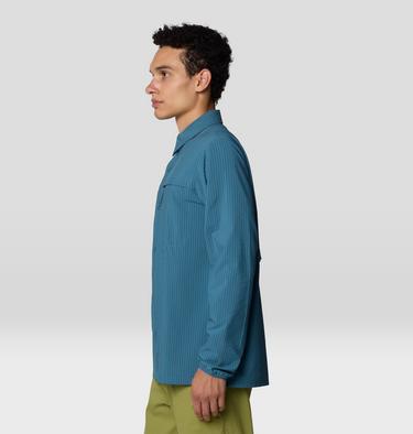Men's Sunshadow Long Sleeve, Color: Adriatic Blue, image 11