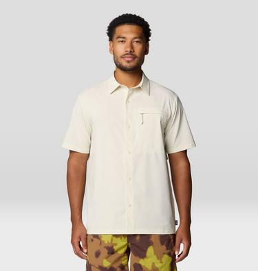 Men's Sunshadow Short Sleeve, Color: Stone, image 13