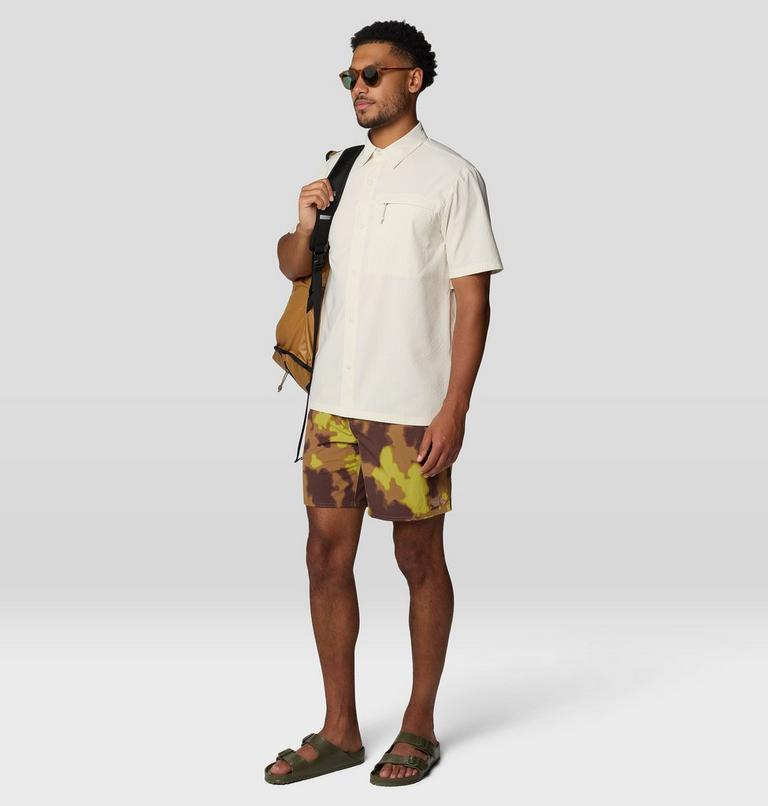 Men's Sunshadow Short Sleeve, Color: Stone, image 2