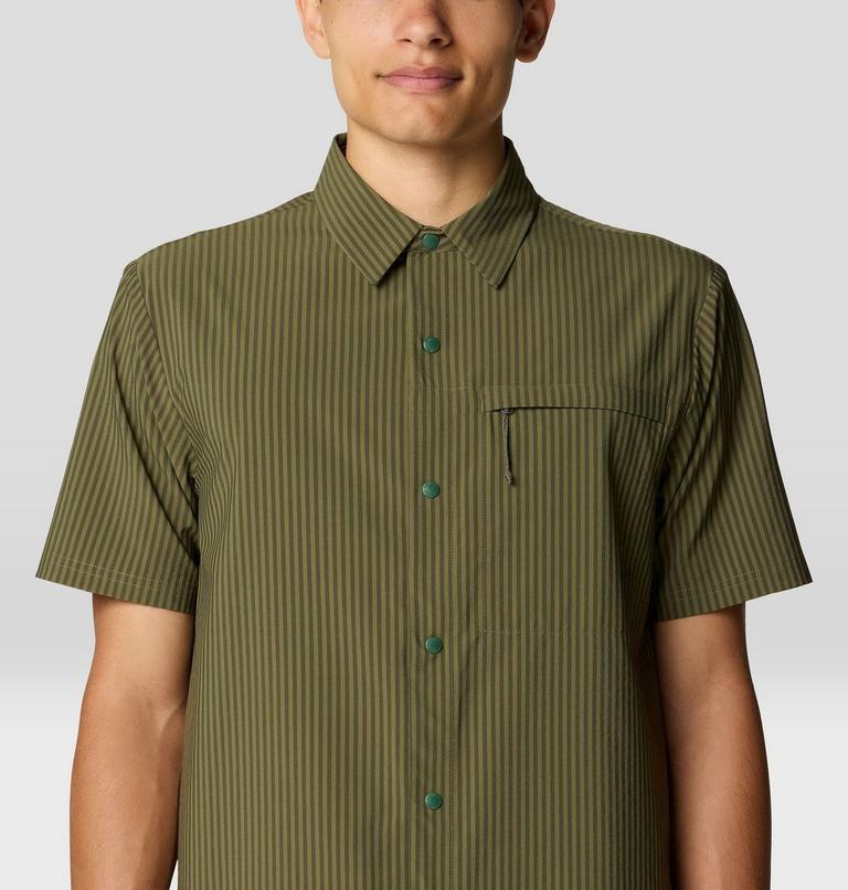 Men's Sunshadow Short Sleeve, Color: Combat Green, image 5