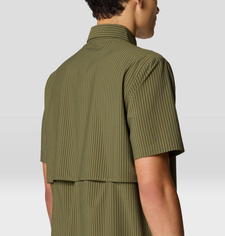 Men's Sunshadow Short Sleeve, Color: Combat Green, image 6