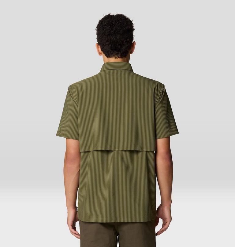 Men's Sunshadow Short Sleeve, Color: Combat Green, image 3