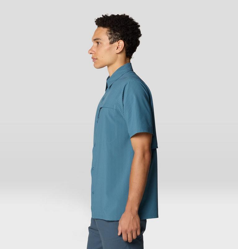 Men's Sunshadow Short Sleeve, Color: Adriatic Blue, image 4