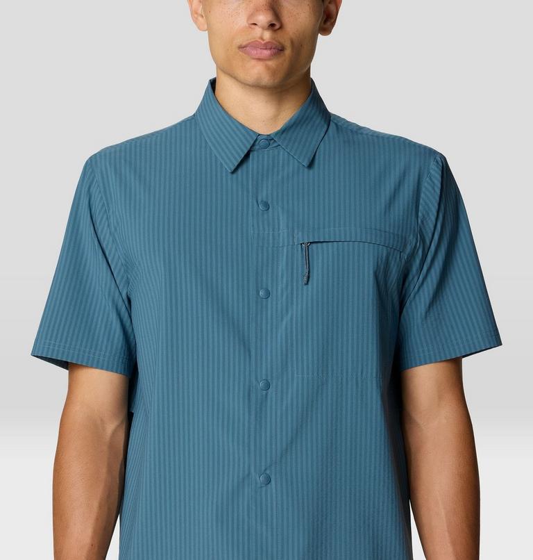 Men's Sunshadow Short Sleeve, Color: Adriatic Blue, image 5