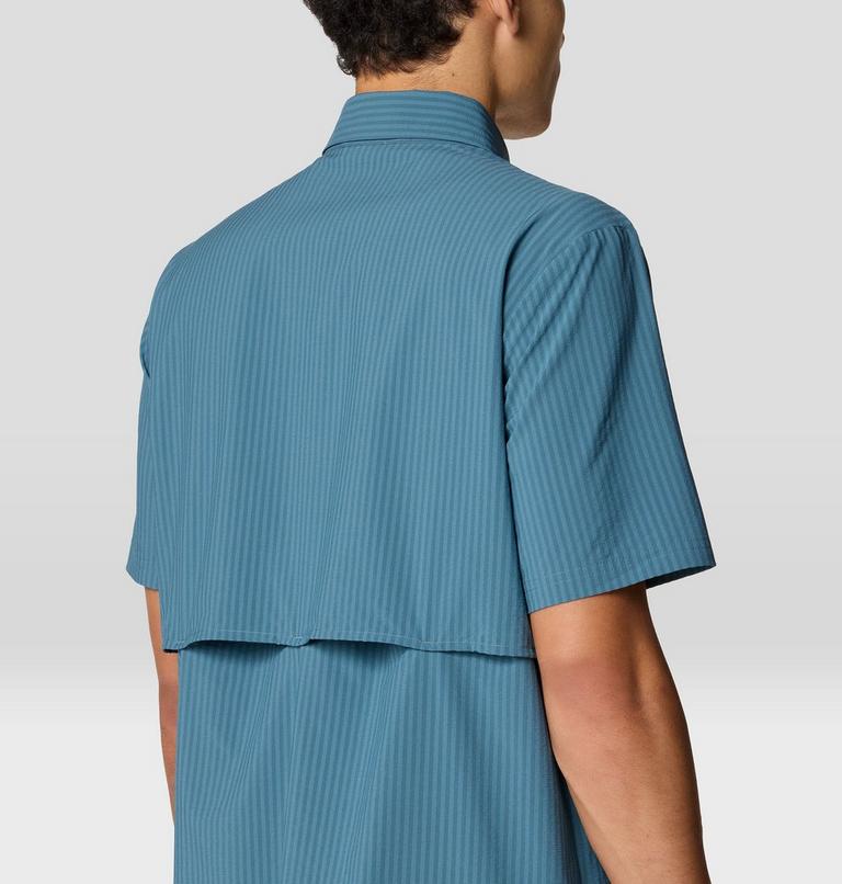 Men's Sunshadow Short Sleeve, Color: Adriatic Blue, image 6