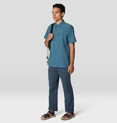 Men's Sunshadow Short Sleeve, Color: Adriatic Blue, image 2