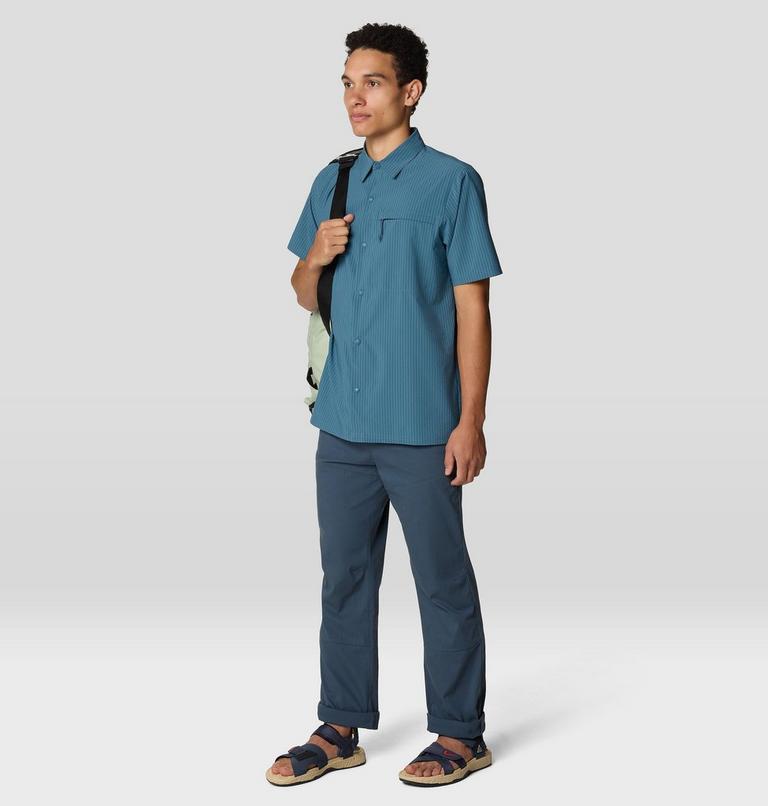 Men's Sunshadow Short Sleeve, Color: Adriatic Blue, image 2