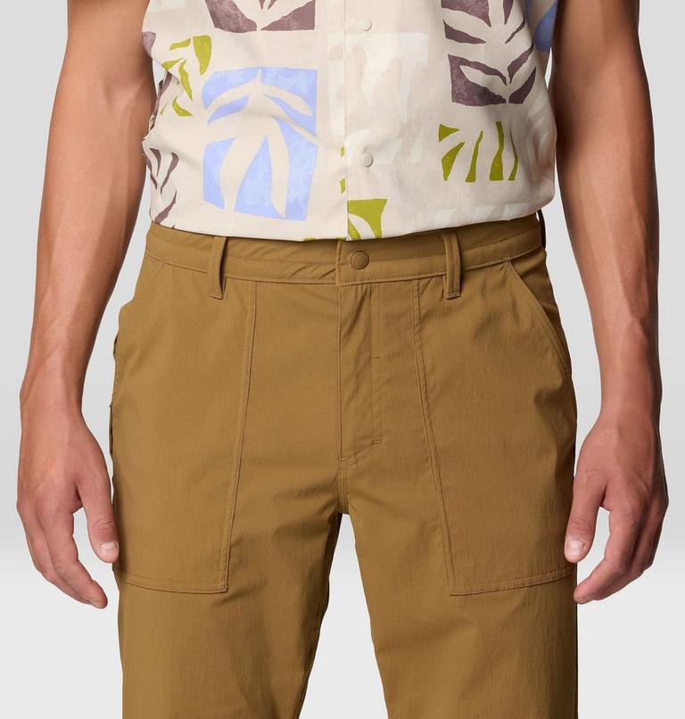Men's Traxion Trail Pant, Color: Corozo Nut, image 6