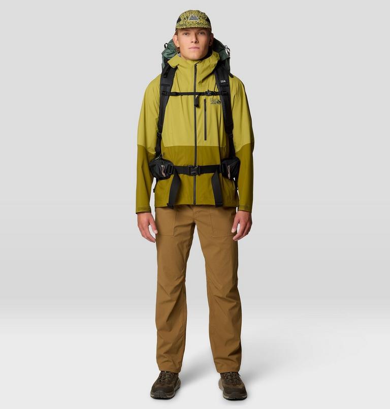 Men's Traxion Trail Pant, Color: Corozo Nut, image 2