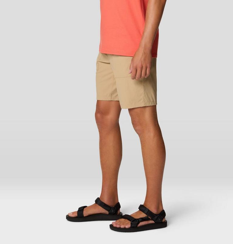 Men's Traxion Trail Short, Color: Moab Tan, image 5