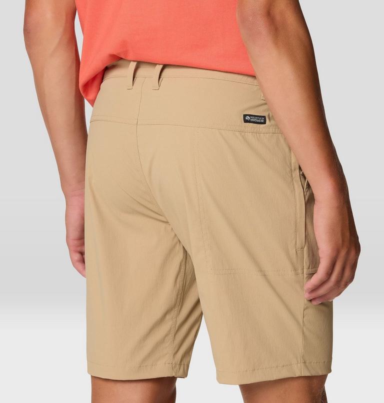 Men's Traxion Trail Short, Color: Moab Tan, image 7