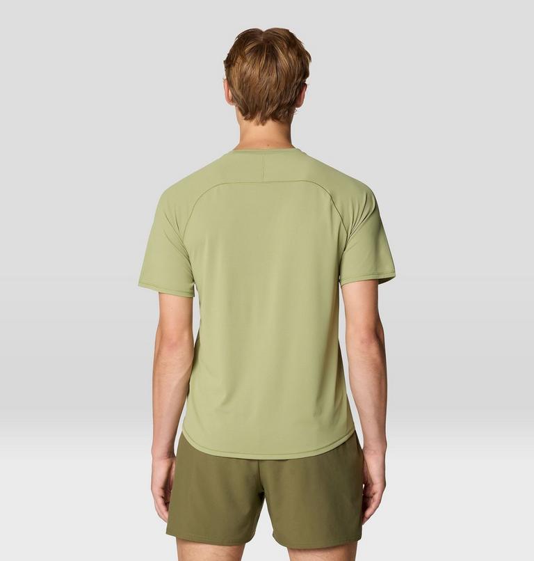 Men's SplitSecond Short Sleeve, Color: Light Cactus, image 3