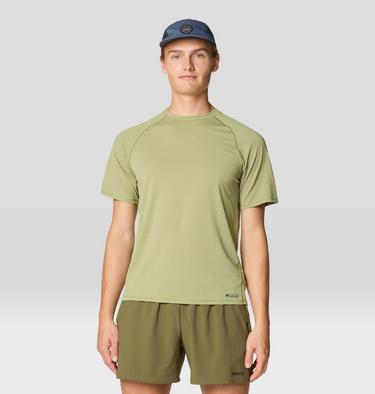 Men's SplitSecond Short Sleeve, Color: Light Cactus, image 5