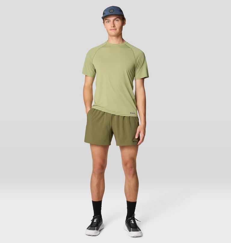 Men's SplitSecond Short Sleeve, Color: Light Cactus, image 2