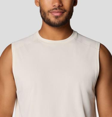 Men's SplitSecond Tank, Color: Stone, image 4