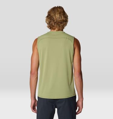 Men's SplitSecond Tank, Color: Light Cactus, image 7