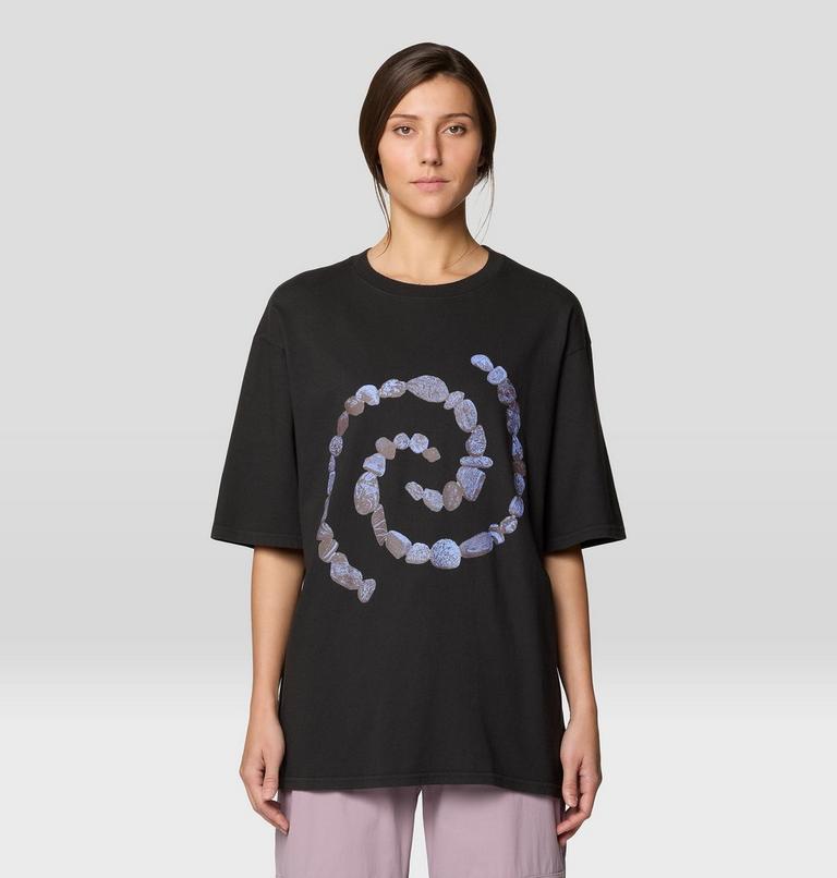 Pack In Pack Out Swirl Short Sleeve, Color: Stealth Grey, image 6