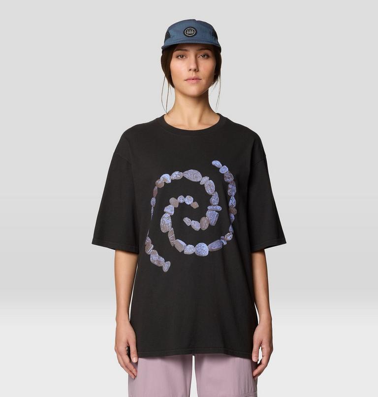 Pack In Pack Out Swirl Short Sleeve, Color: Stealth Grey, image 10