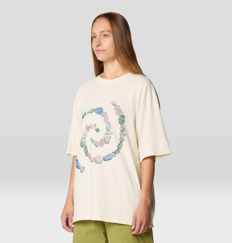 Pack In Pack Out Swirl Short Sleeve, Color: Stone, image 8