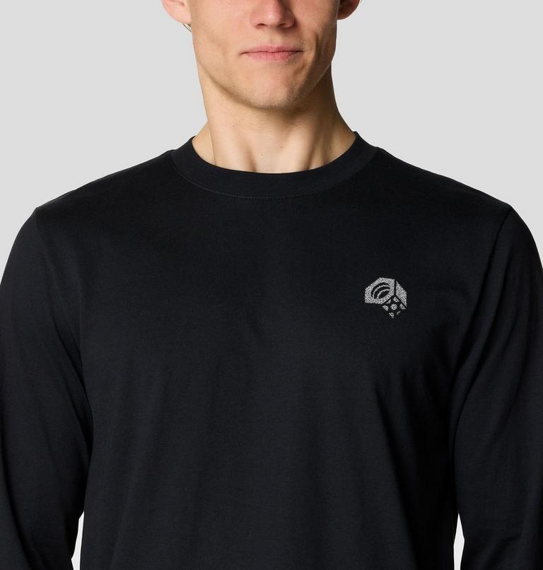 Men's Tri-Color Bolt Long Sleeve, Color: Black, image 4
