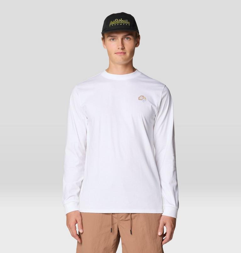 Men's Tri-Color Bolt Long Sleeve, Color: White, image 7