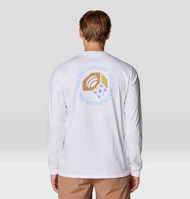 Men's Tri-Color Bolt Long Sleeve, Color: White, image 15