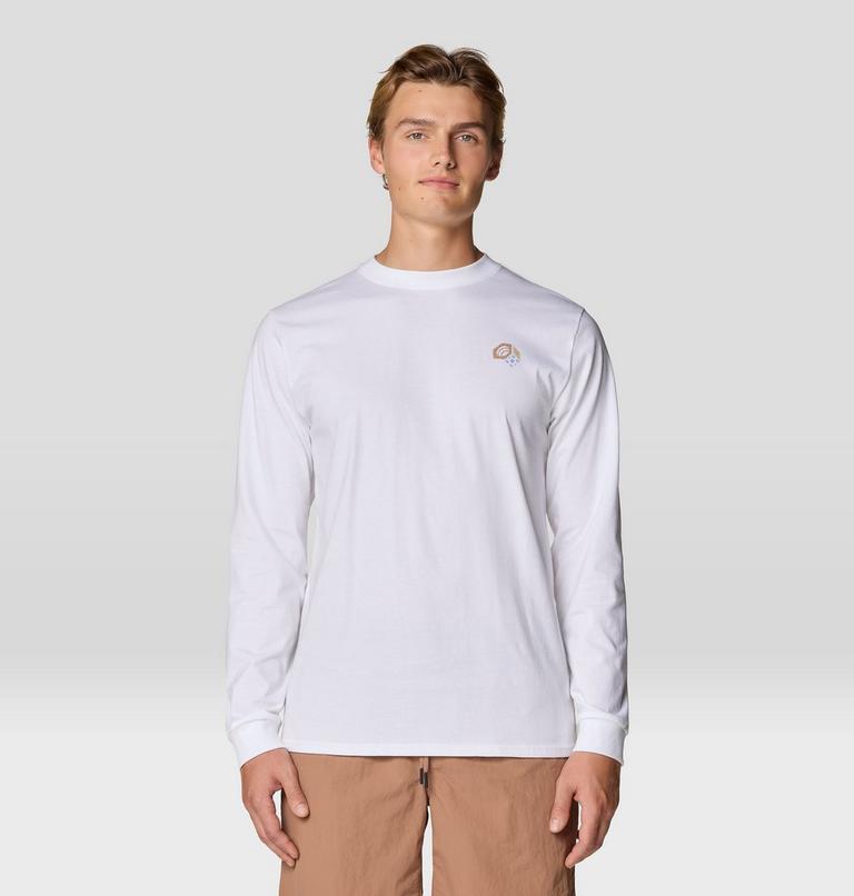 Men's Tri-Color Bolt Long Sleeve, Color: White, image 1