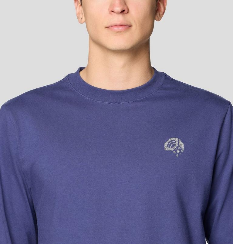 Men's Tri-Color Bolt Long Sleeve, Color: Lapis Dusk, image 4
