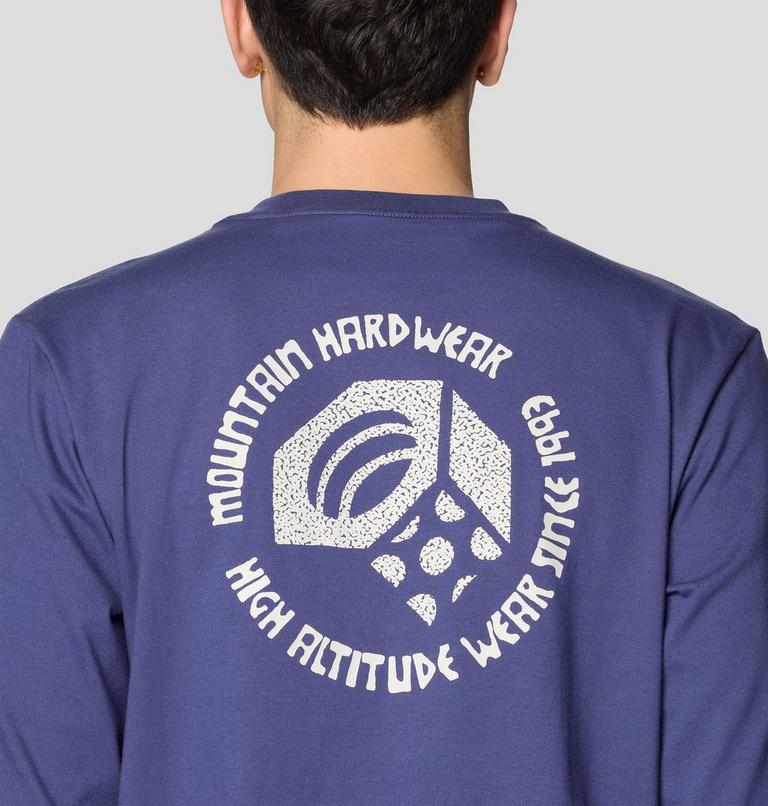 Men's Tri-Color Bolt Long Sleeve, Color: Lapis Dusk, image 5