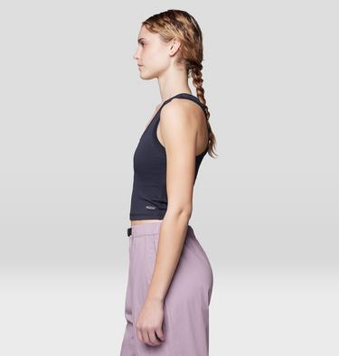 Women's Peak Knit Tank, Color: Black, image 3