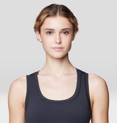 Women's Peak Knit Tank, Color: Black, image 4