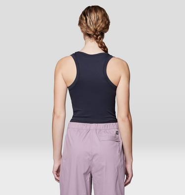 Women's Peak Knit Tank, Color: Black, image 2