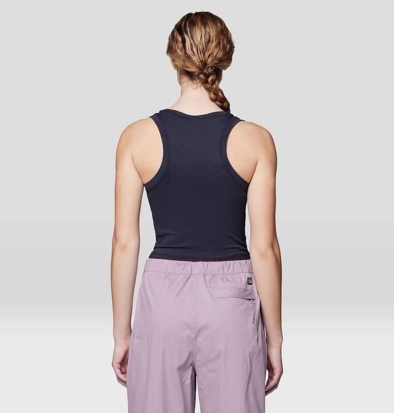 Women's Peak Knit Tank, Color: Black, image 2