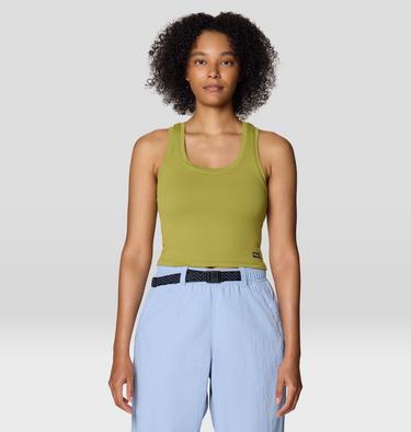 Women's Peak Knit Tank, Color: Bright Fatigue, image 9