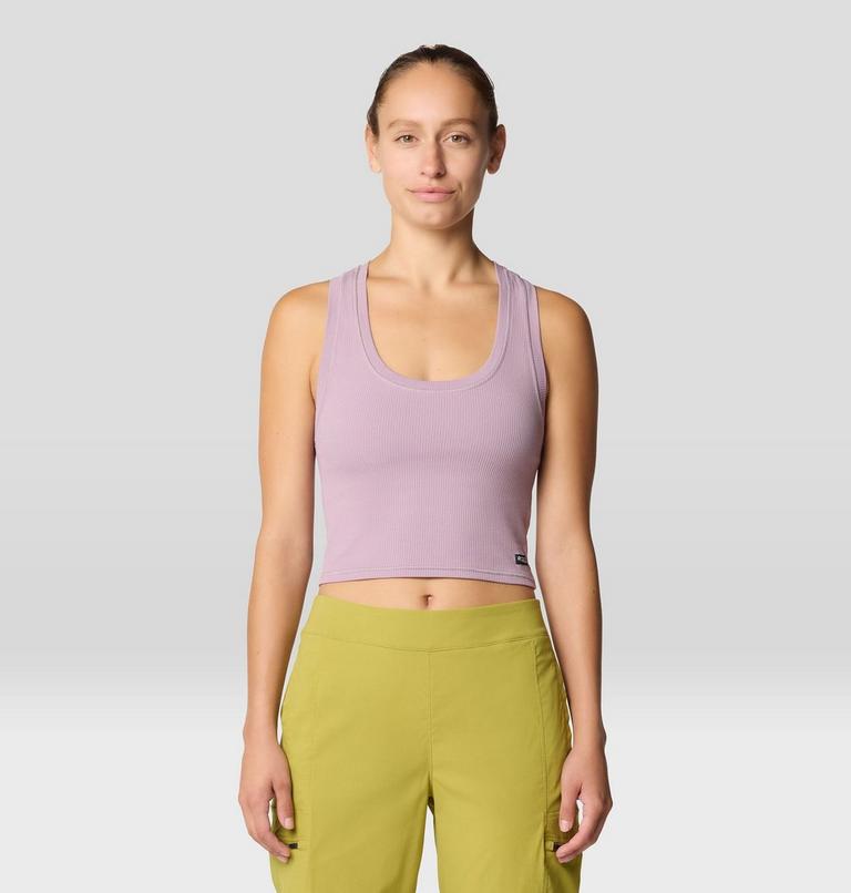 Women's Ribbed Tank, Color: Daze, image 1